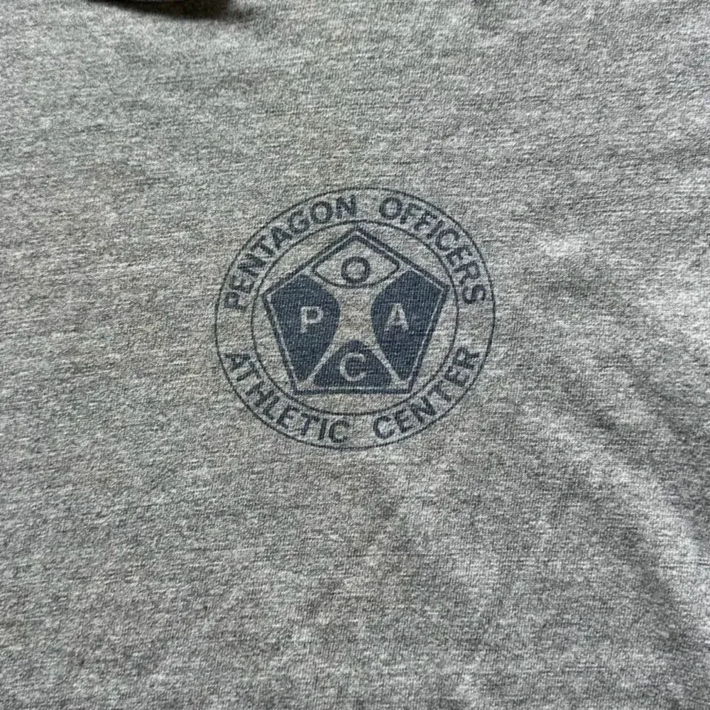 Vintage 80s Champion Pentagon Officers Government USA T-Shirt Size L - Picture 2 of 6
